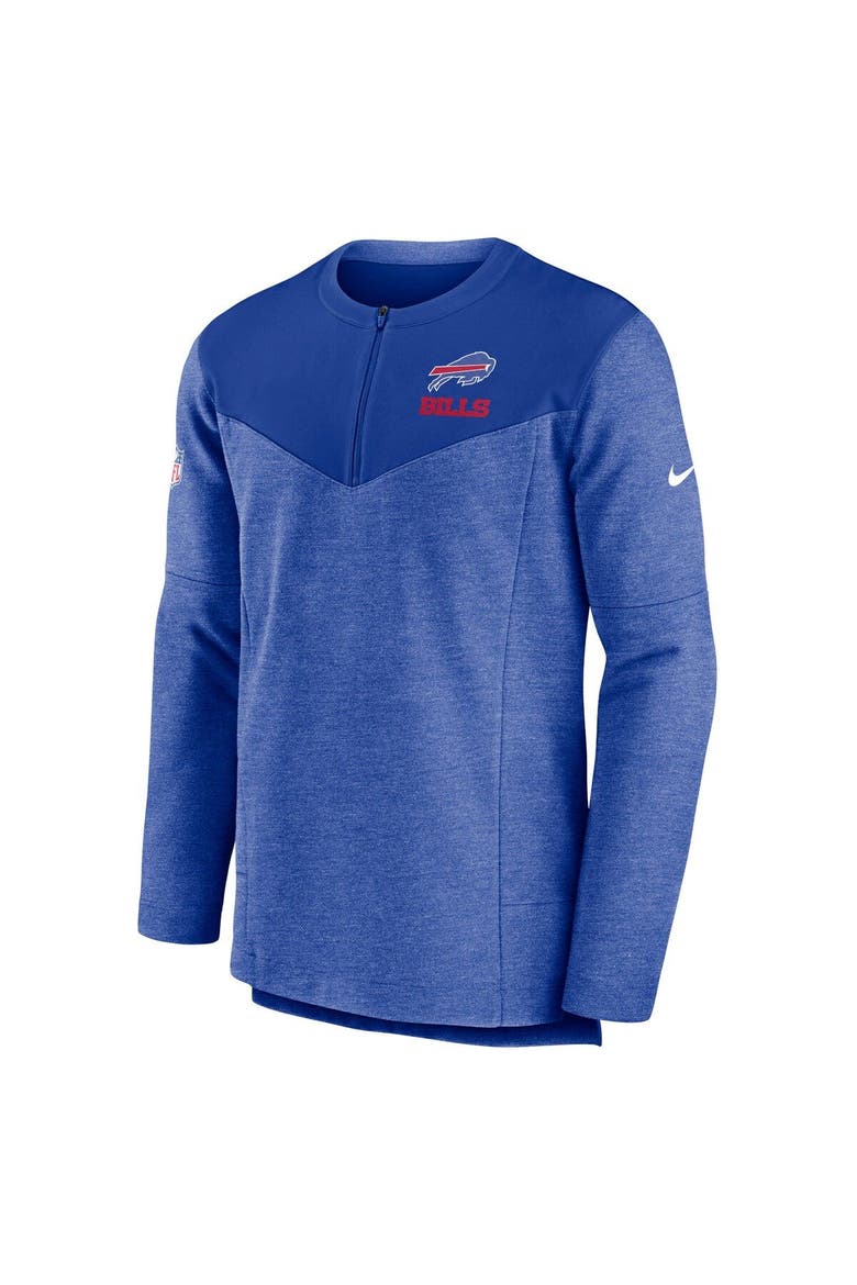 Men's Nike Royal Buffalo Bills Sideline Lockup Performance Quarter-Zip Top, Alternate, color, Royal