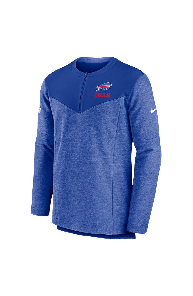 Nike Men's Nike Royal Buffalo Bills Sideline Lockup Performance Quarter-Zip Top, Alternate, color, Royal