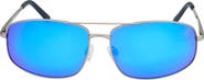 Timberland 64mm Oversize Polarized Aviator Sunglasses