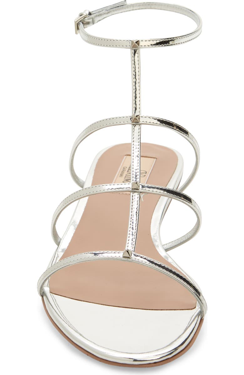 Valentino Garavani Rockstud Wispy T-Strap Sandal, Alternate, color,