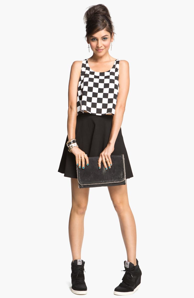 Lily White Skater Skirt, Alternate, color,