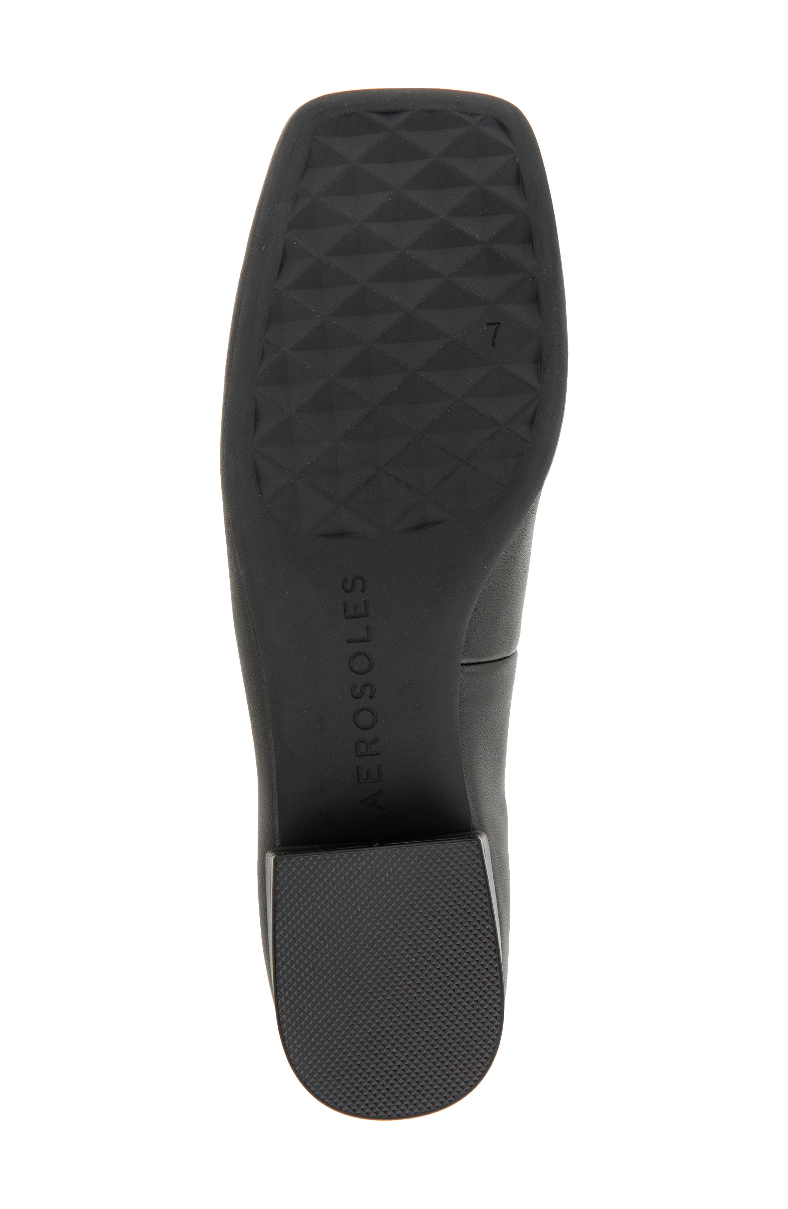 Aerosoles Nannie Square Toe Pump, Alternate, color, Black Leather