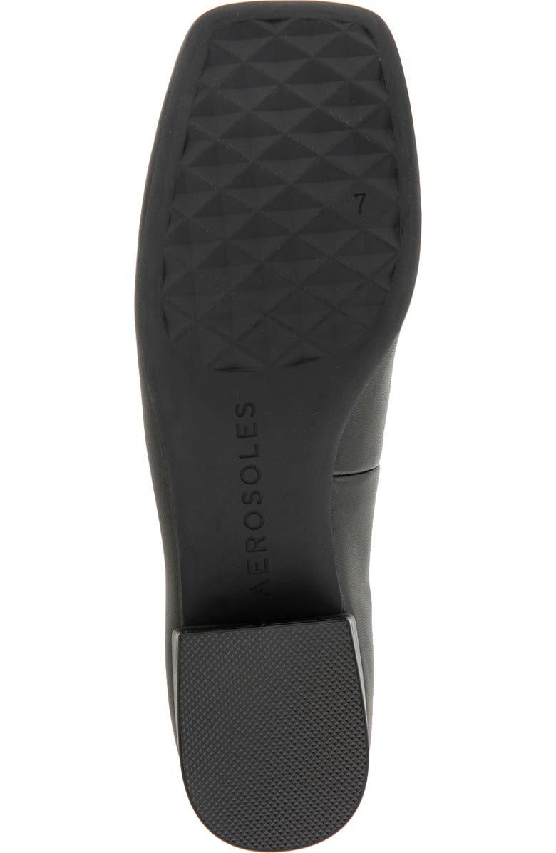 Aerosoles Nannie Square Toe Pump, Alternate, color, Black Leather