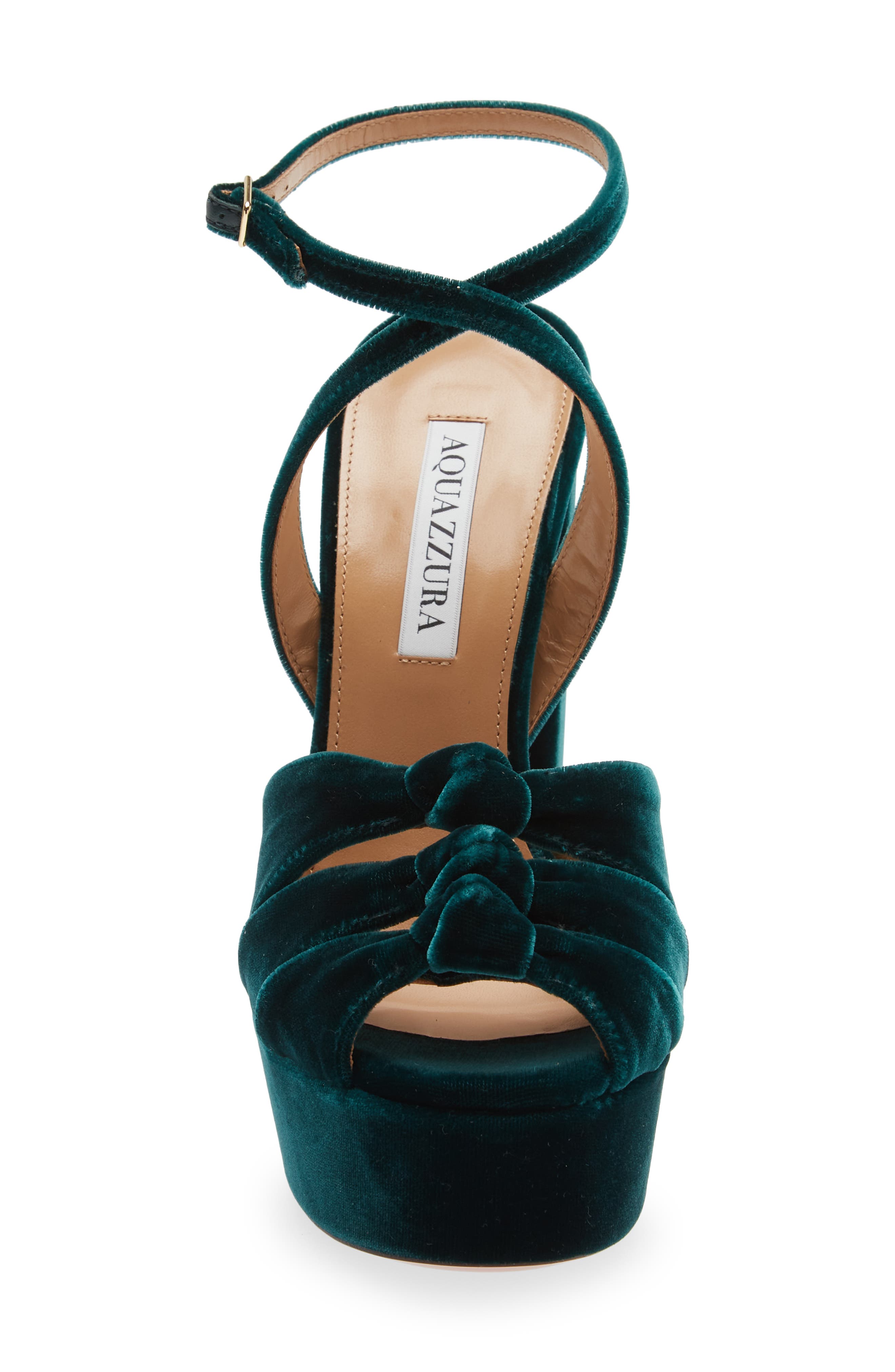 Aquazzura Mira Plateau Platform Sandal (Women0, Alternate, color, 