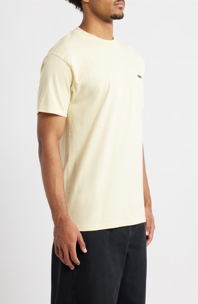 Obey Sounds of Resistance Cotton Graphic T-Shirt, Alternate, color, Pale Yellow