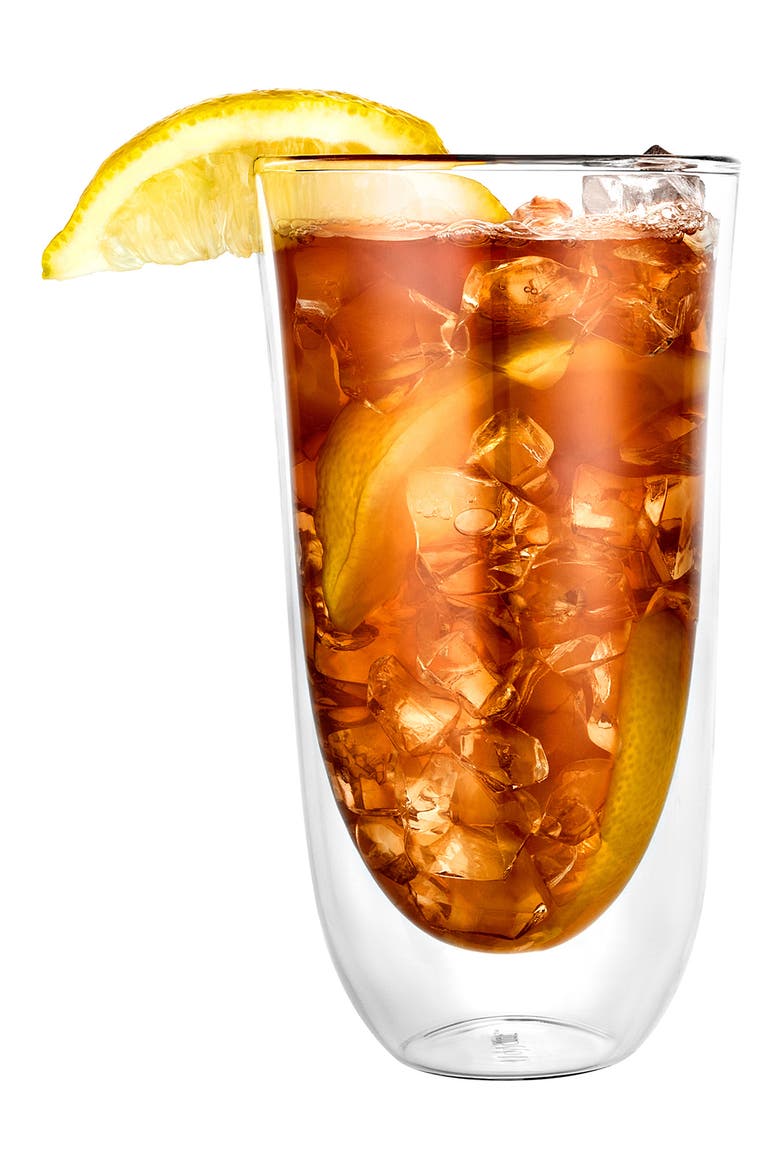 Set of 4 - Spike Double Wall Tumbler, Alternate, color, CLEAR
