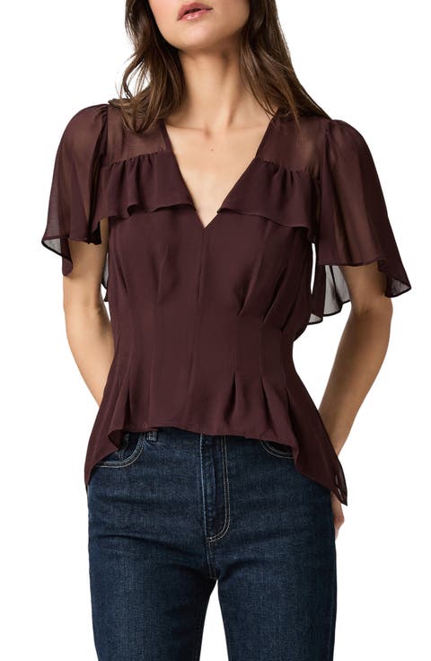 Willa Ruffle Chiffon Top
