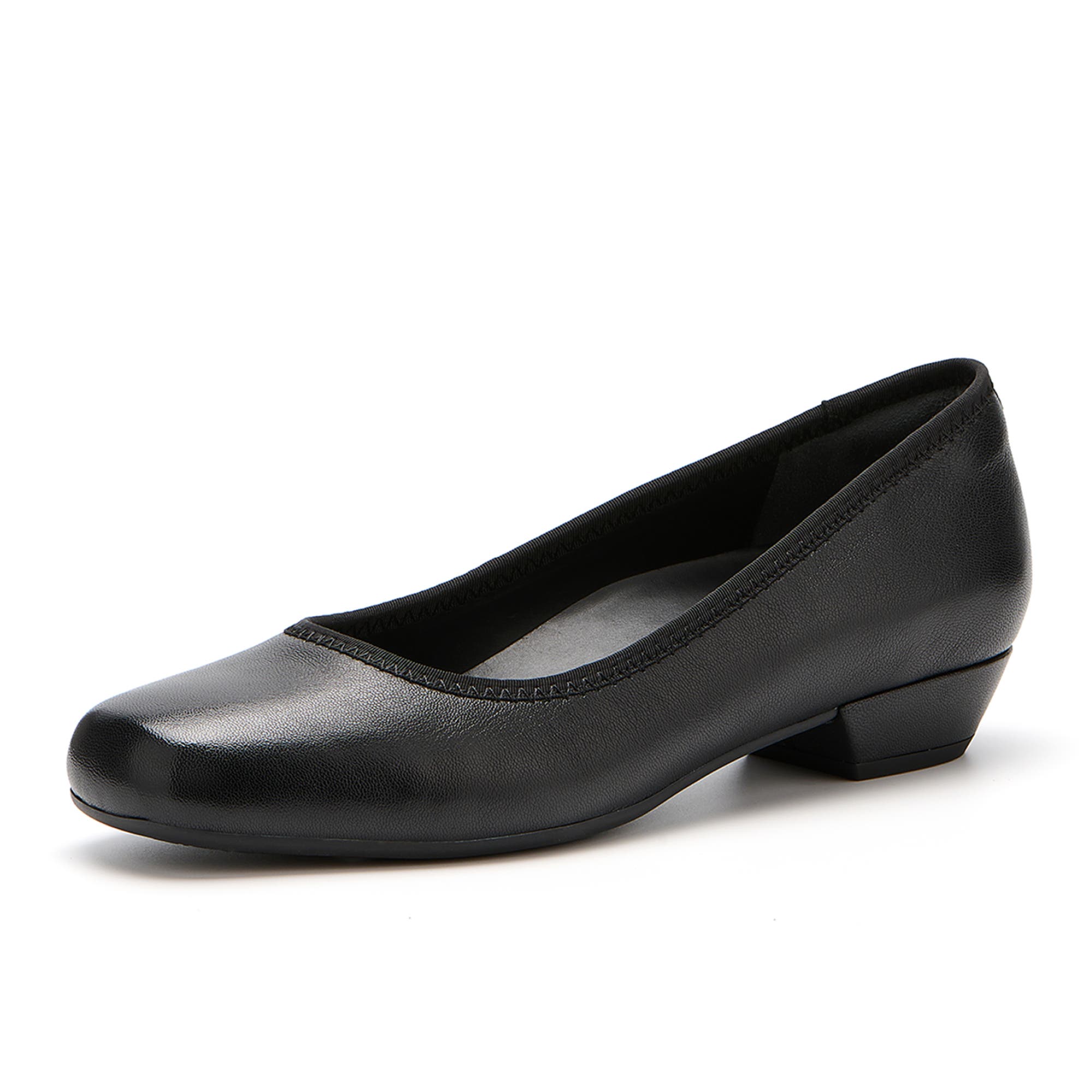 ABEO Via Pump, Main, color, Black Leather