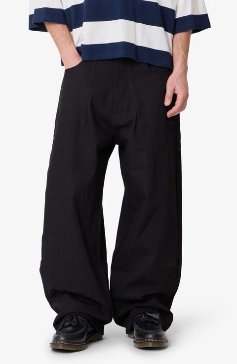 Darted Baggy Jeans