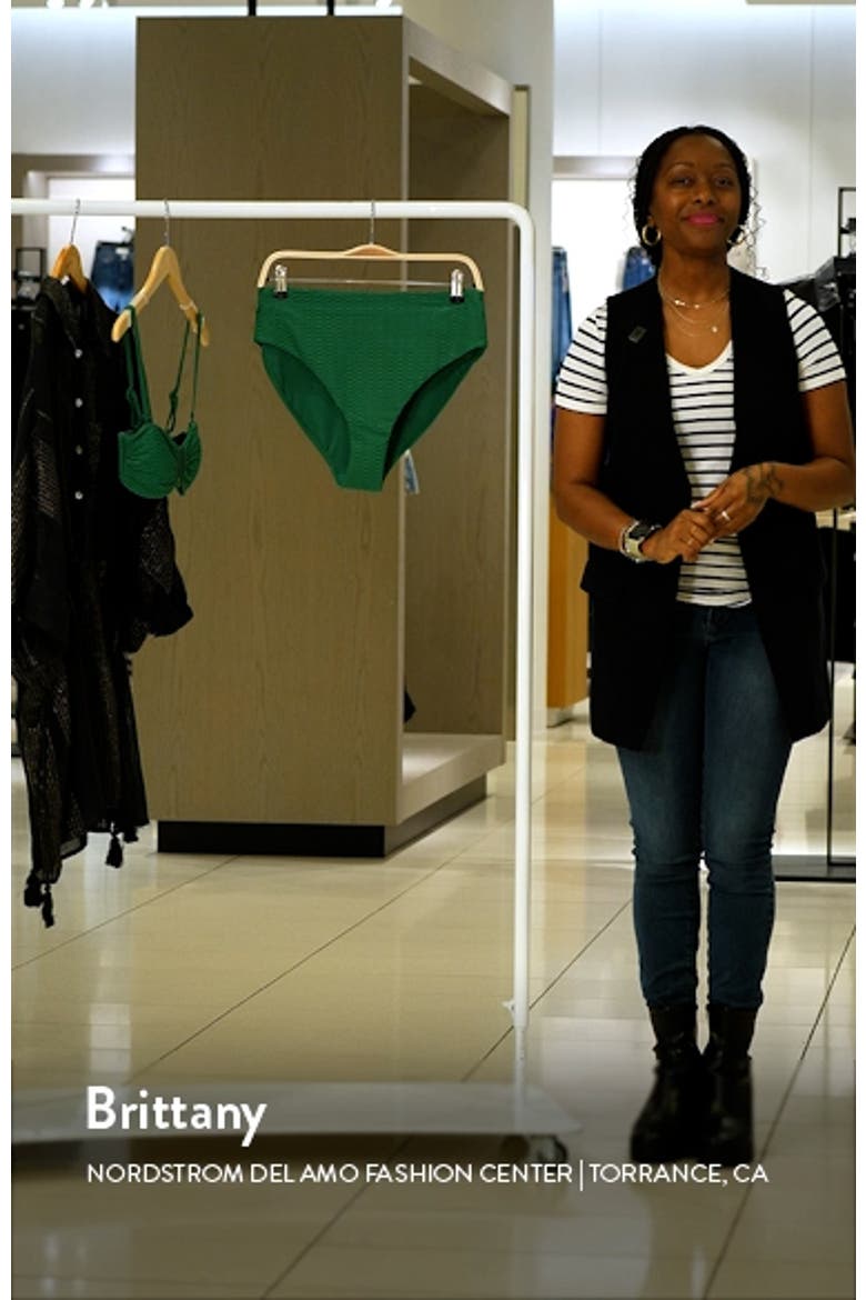 Retro High Waist Bikini Bottoms video