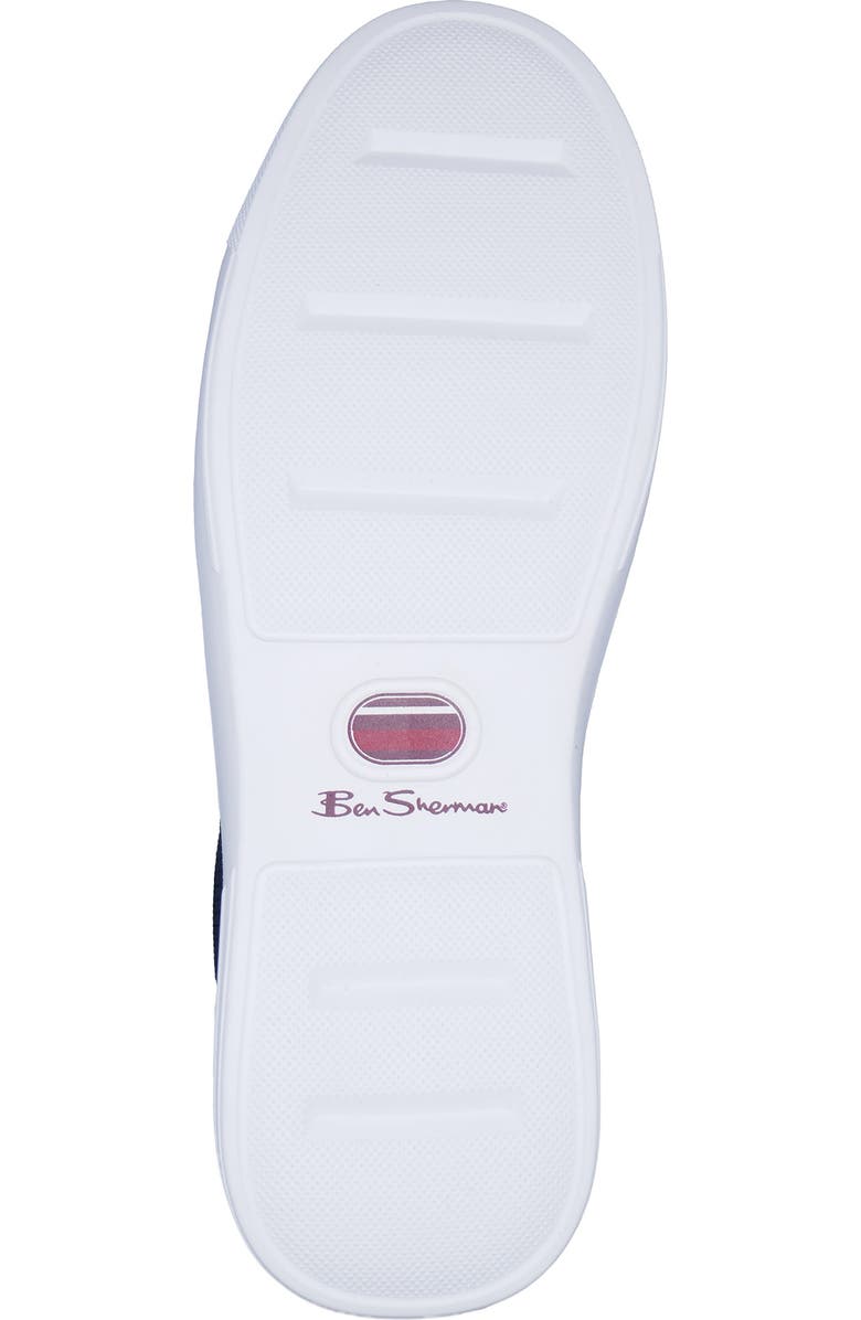 Ben Sherman Hardie Knit White Sole Sneaker, Alternate, color,