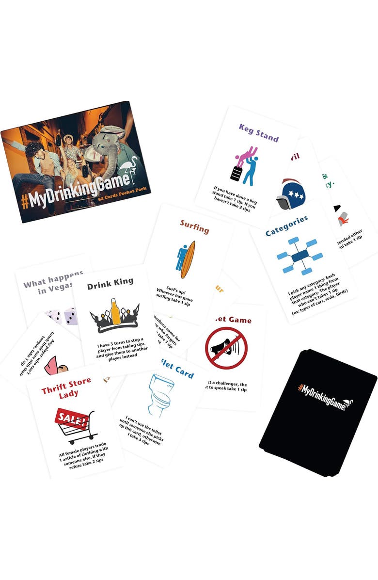 Breaking Games #MyDrinkingGame BaseGame, Alternate, color, Multicolored