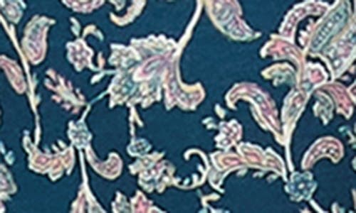 Ralph Lauren Lauren  Print Cotton Blend Pajamas In Blue