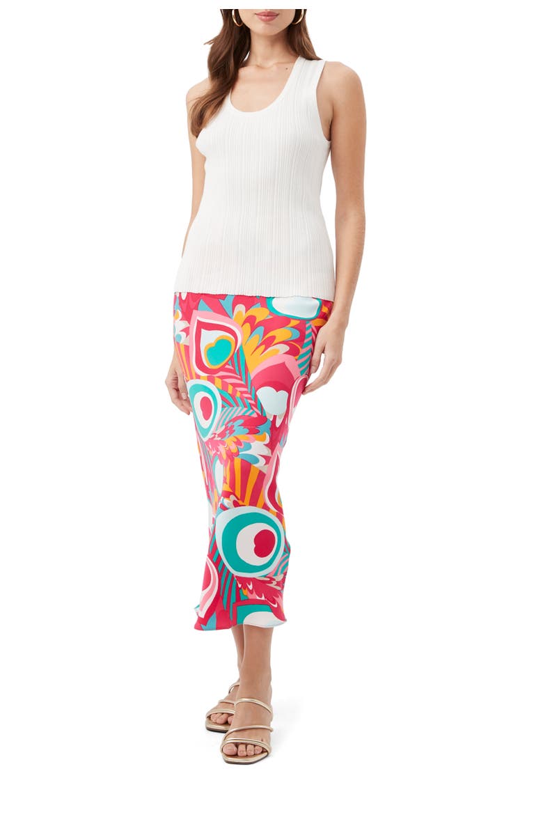 Trina Turk Printed Lighten Up 2 Slip Skirt, Main, color, Multi