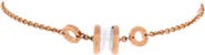 Pre-Owned Bvlgari B.Zero1 Soft Bracelet 18K Rose Gold with Ceramic