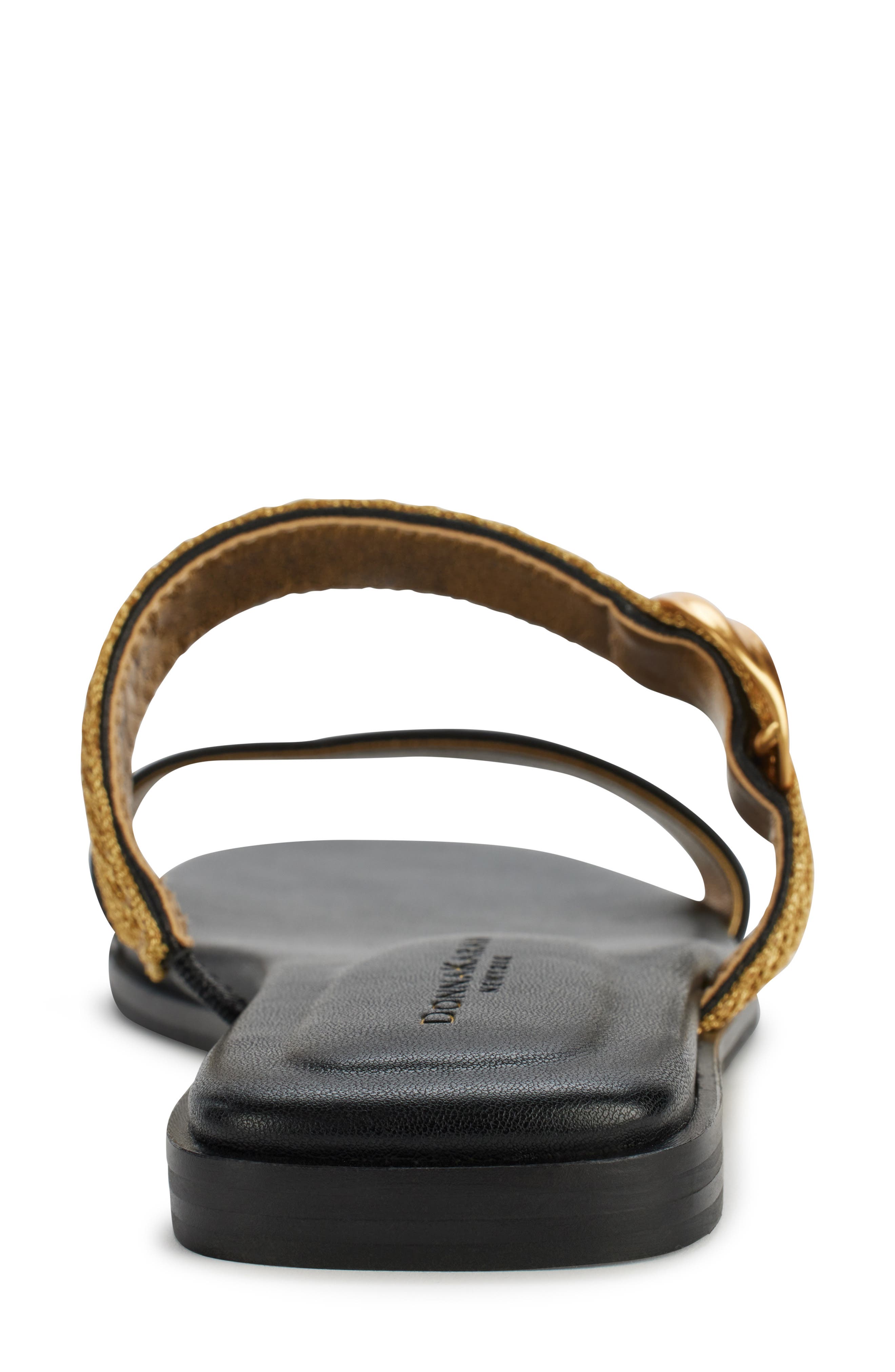 Donna Karan New York Harwin Two-Strap Sandal, Alternate, color, Black