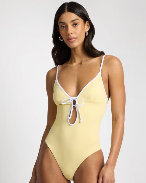 Soleil Tie Front One-Piece