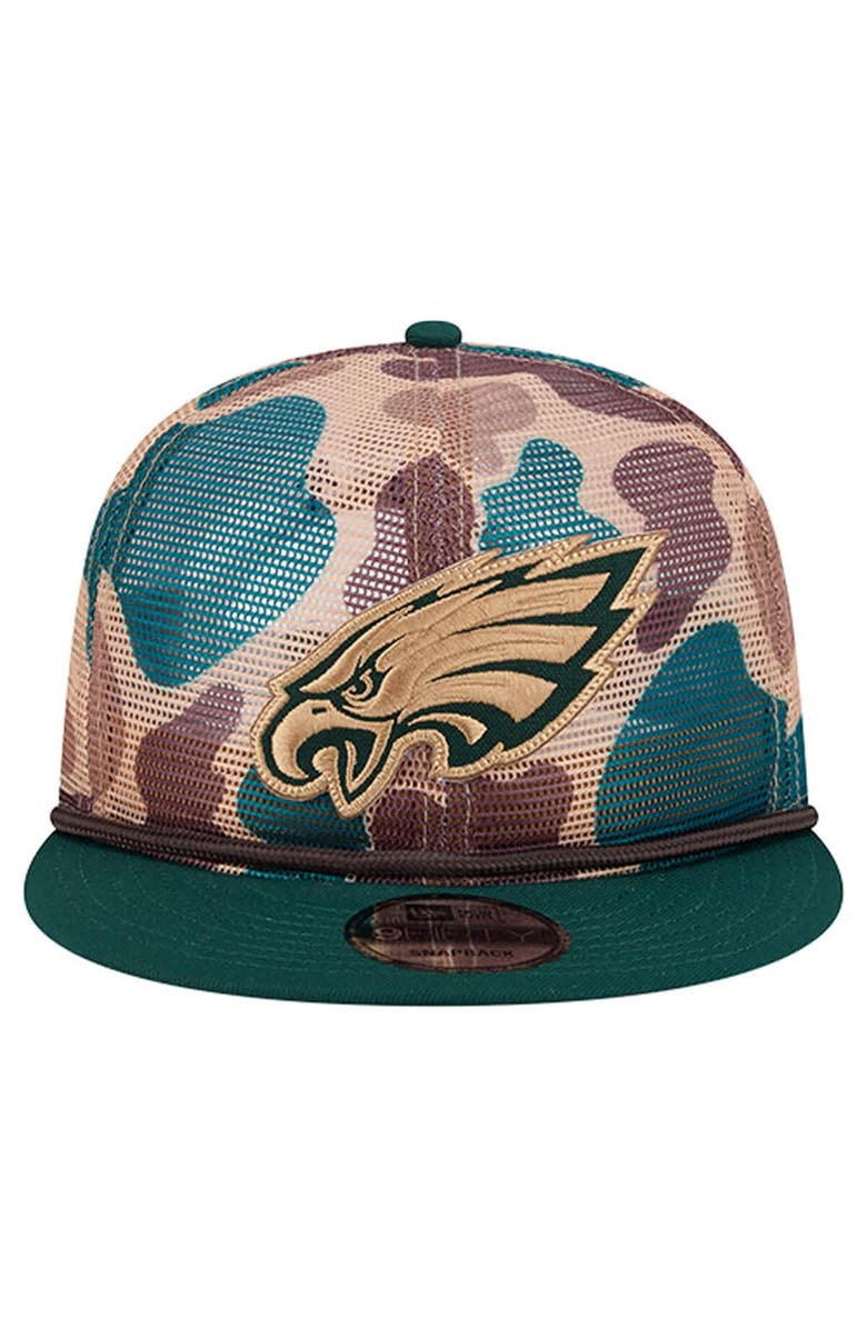 New Era Men's New Era Camo Philadelphia Eagles Duck Camo 9FIFTY Snapback Hat, Alternate, color, Camo