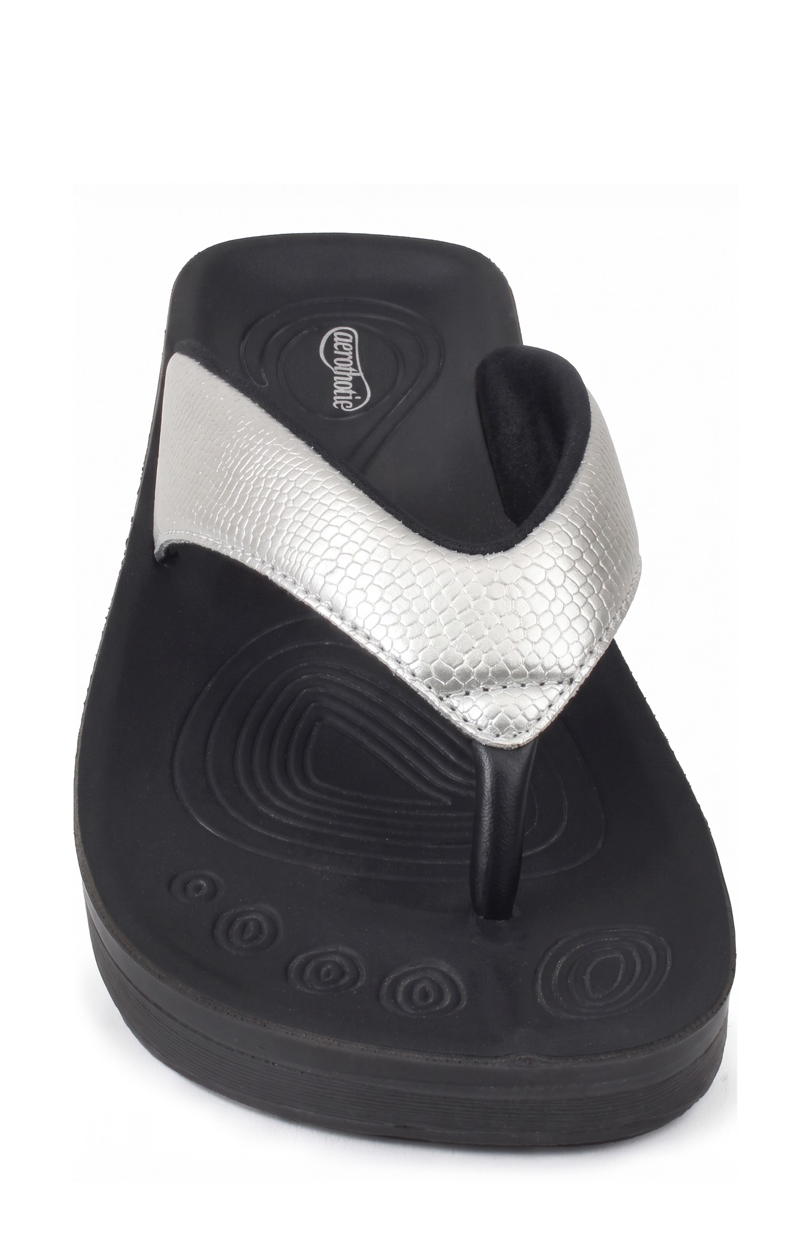 Meira Flip Flop, Alternate, color, SILVER
