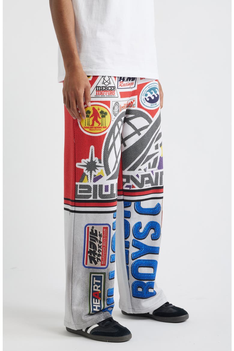 Fision Oversize Cotton Sweatpants, Alternate, color, WHITE