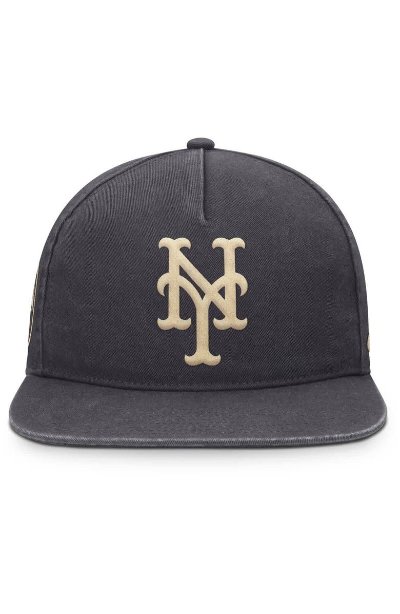 Nike Men's Nike Anthracite New York Mets Monotone Pro Adjustable Hat, Alternate, color,