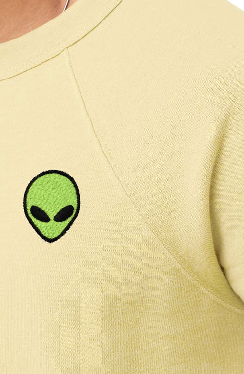 Dalix Alien Fleece Sweatshirt In French Vanilla