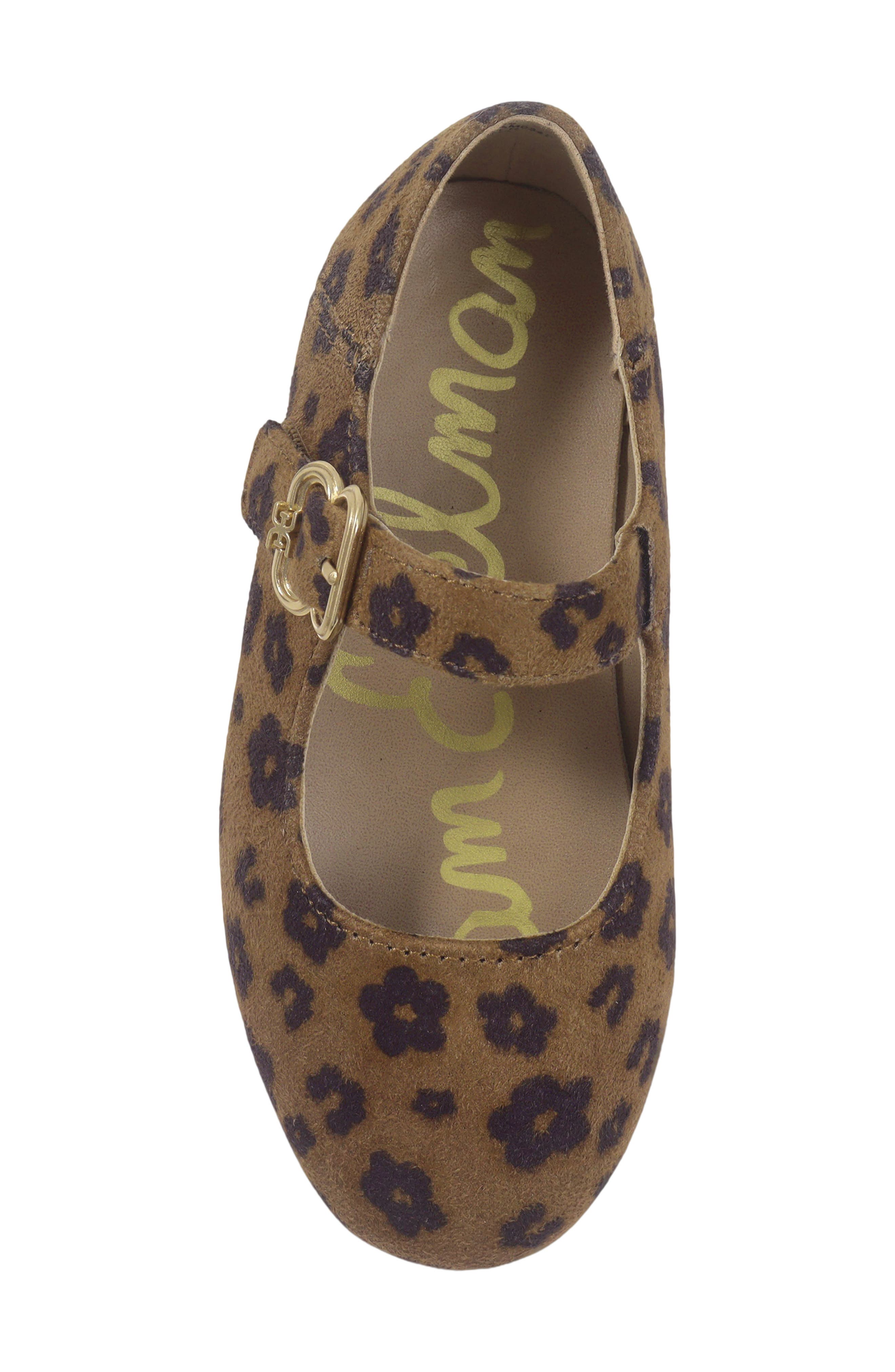 Kids' Maeve Michaela Mary Jane Flat, Alternate, color, LEOPARD