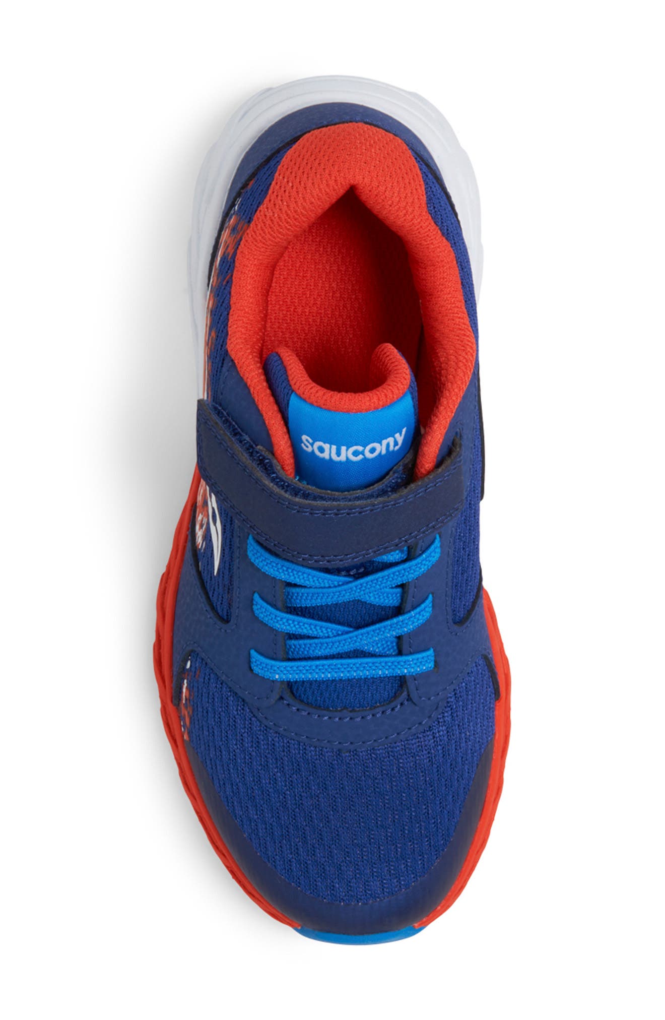 Saucony Kids' Wind A/C 2.0 Sneaker, Alternate, color, Navy/ Red/ White