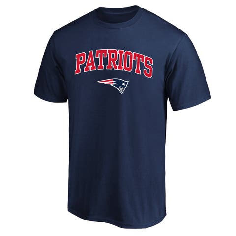 Men's Fanatics Navy New England Patriots Big & Tall Arch Logo T-Shirt