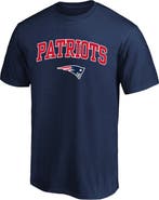 FANATICS Men's Fanatics Navy New England Patriots Big & Tall Arch Logo T-Shirt