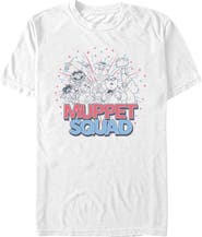 The Muppets Men's Americana Squad Short Sleeve Graphic T-Shirt