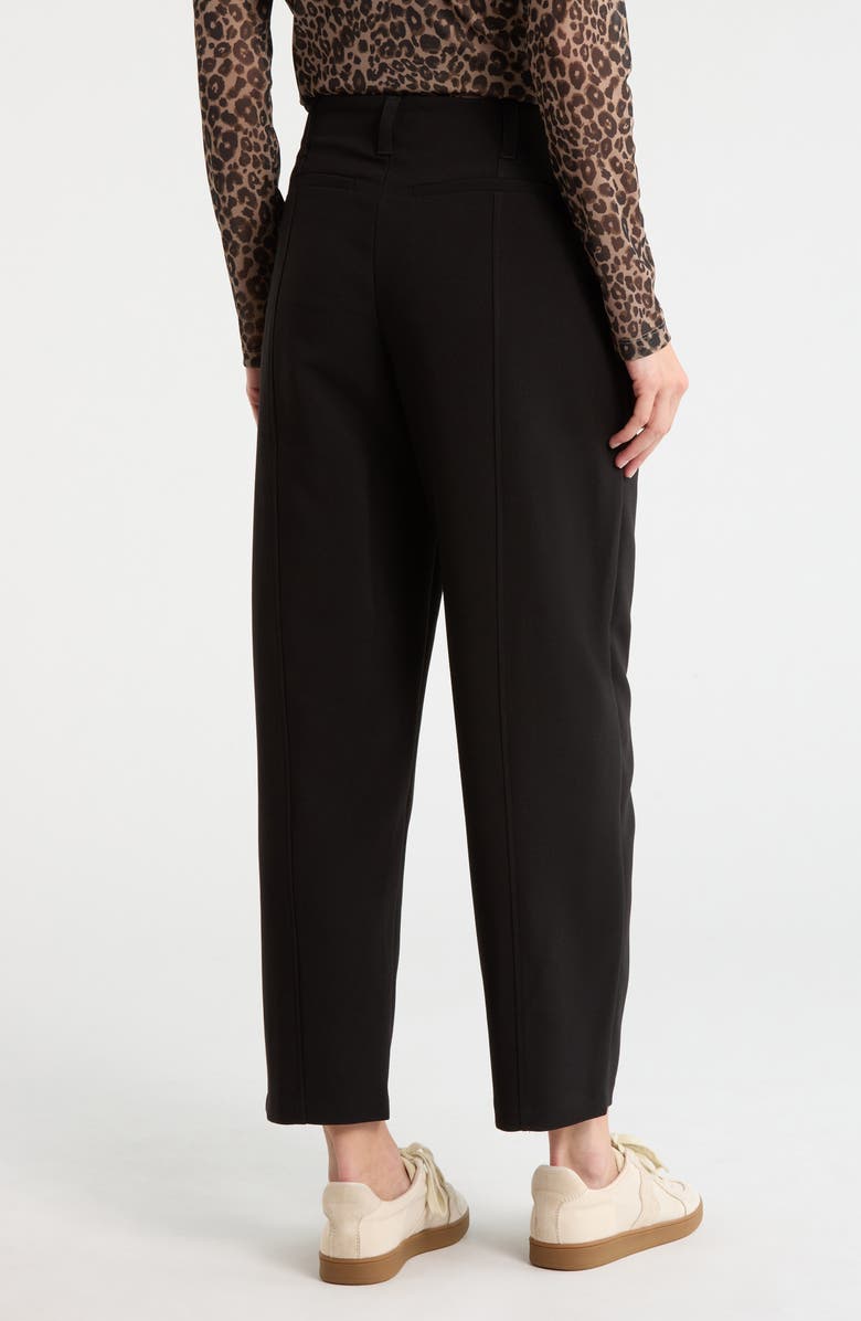Sanctuary Polished Barrel Leg Pants, Alternate, color, Black