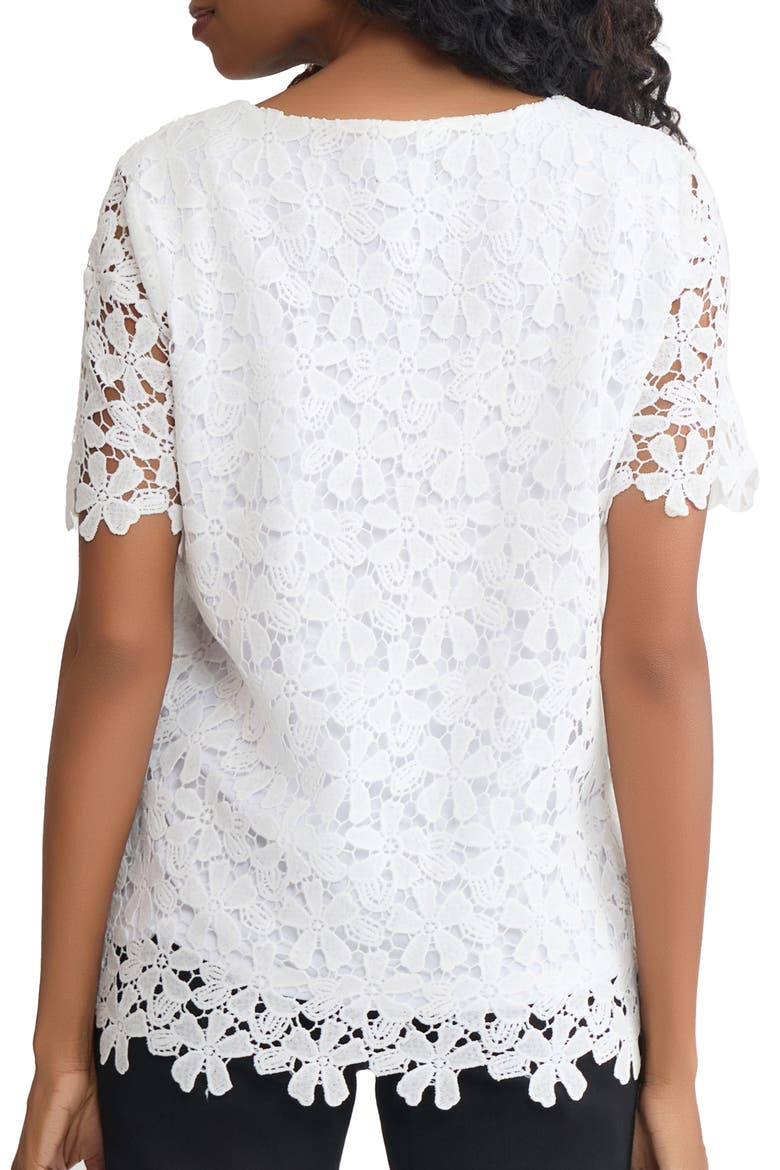 Floral Lace Top, Alternate, color, WHITE SAND