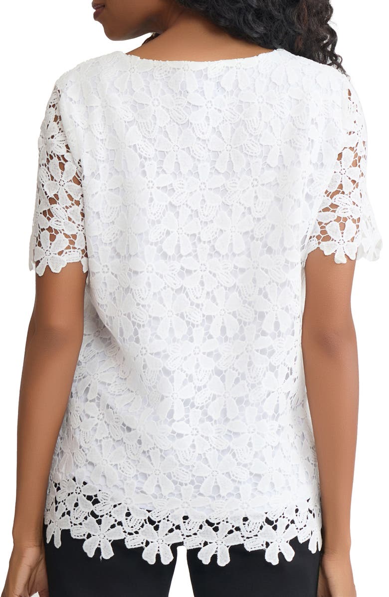 Jones New York Floral Lace Top, Alternate, color, 