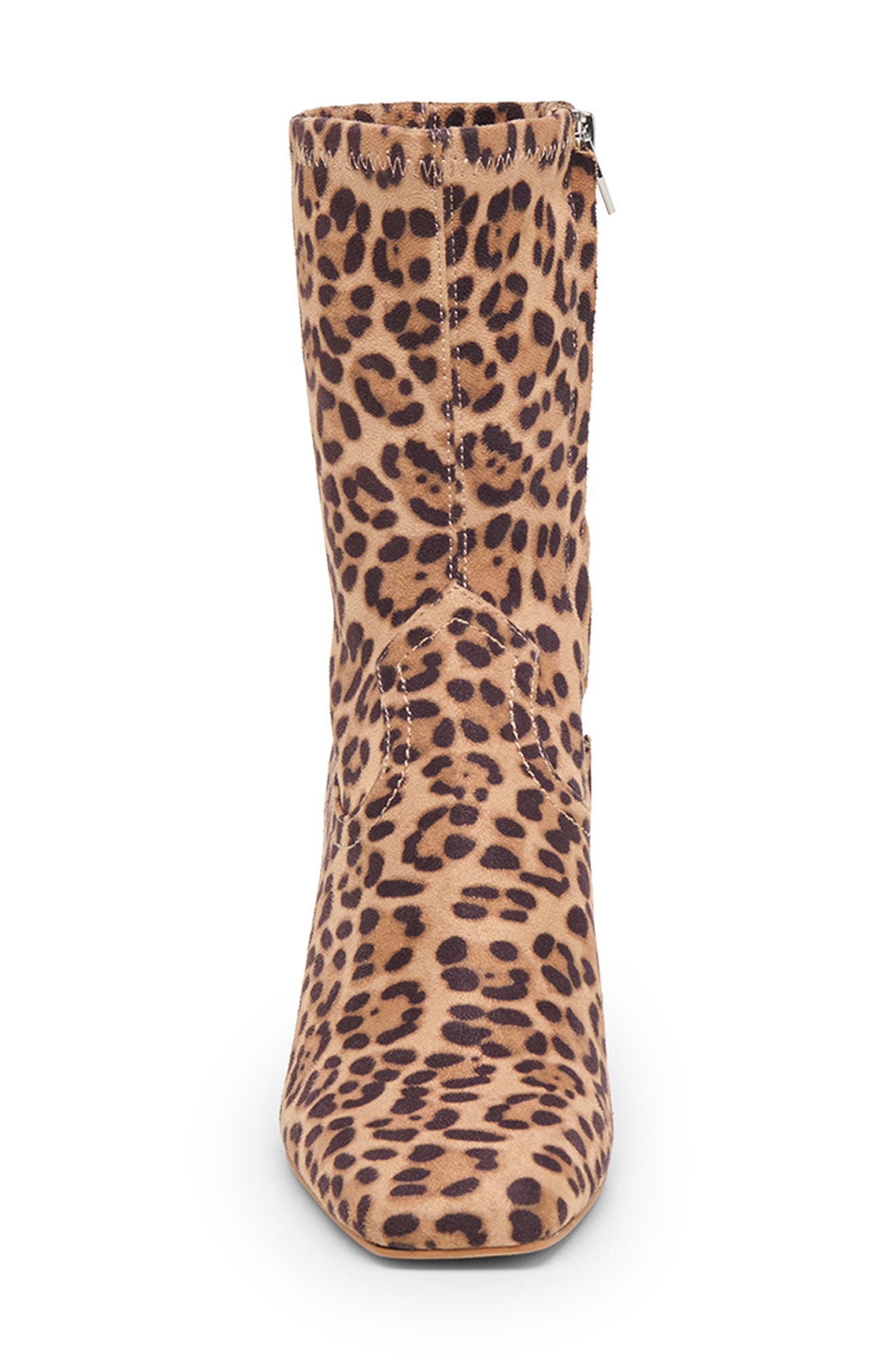 Roan Block Heel Bootie, Alternate, color, DK LEOPARD