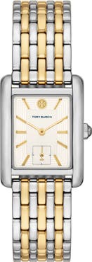 Tory Burch Eleanor Stainless Steel Bracelet Watch, 25mm x 34mm