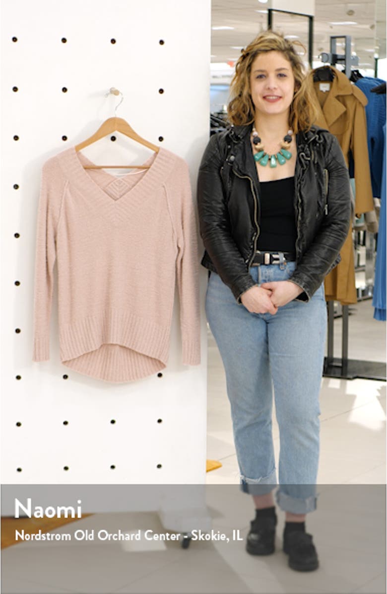 Plushy Double V-Neck Pullover, sales video thumbnail