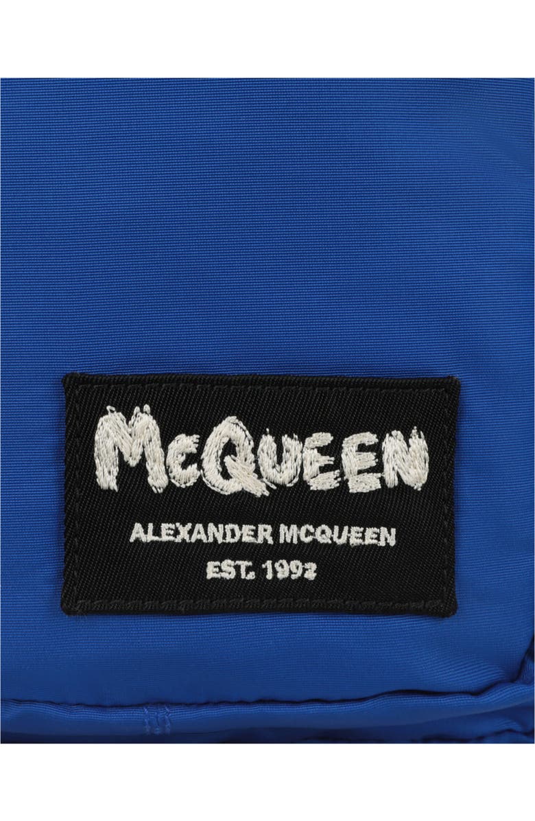 MCQ Logo Camera Crossbody Bag, Alternate, color, Blue Black