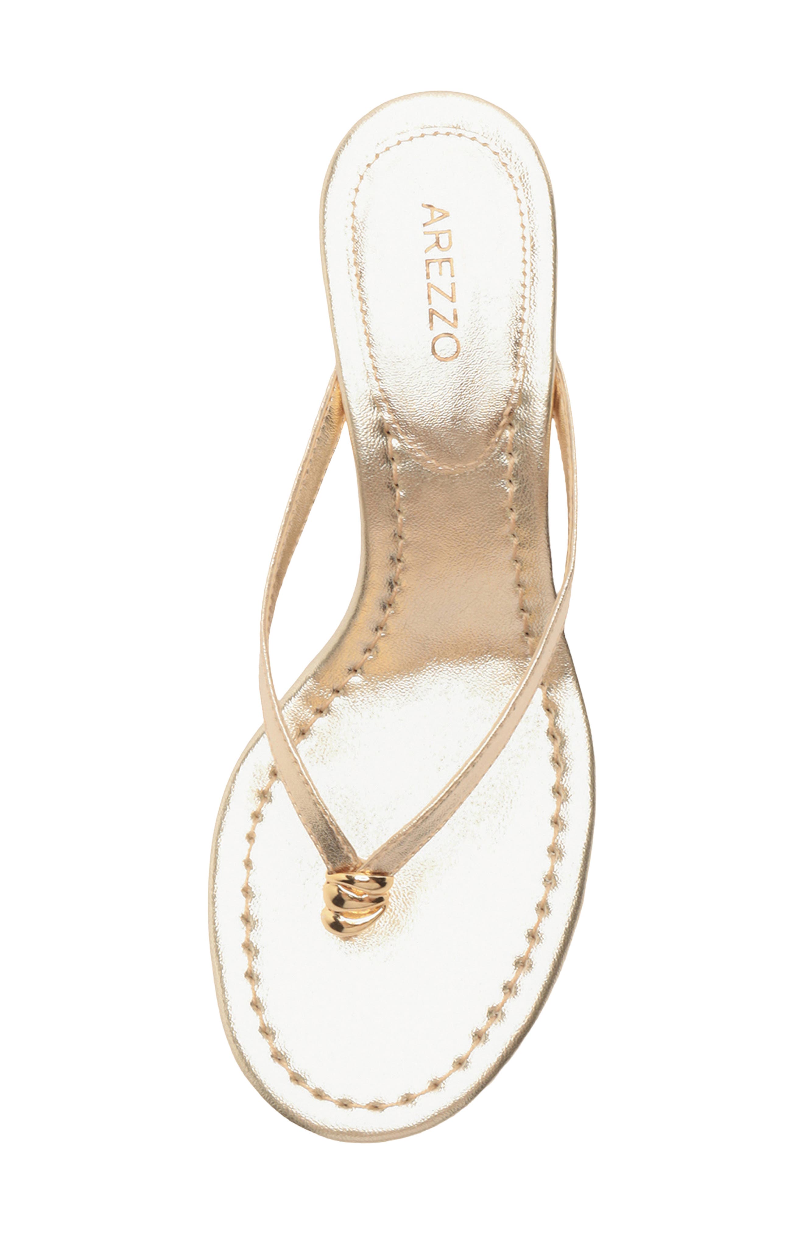 Arezzo Lia Sandal, Alternate, color, Platino
