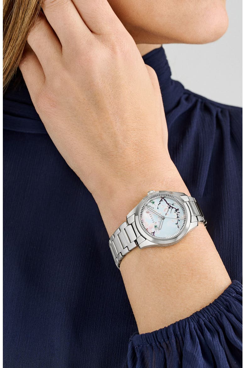 Coolly Bracelet Watch, 34mm, Alternate, color, SILVER-TONE