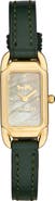COACH Cadie Leather Strap Watch, 17.5mm x 28.5mm