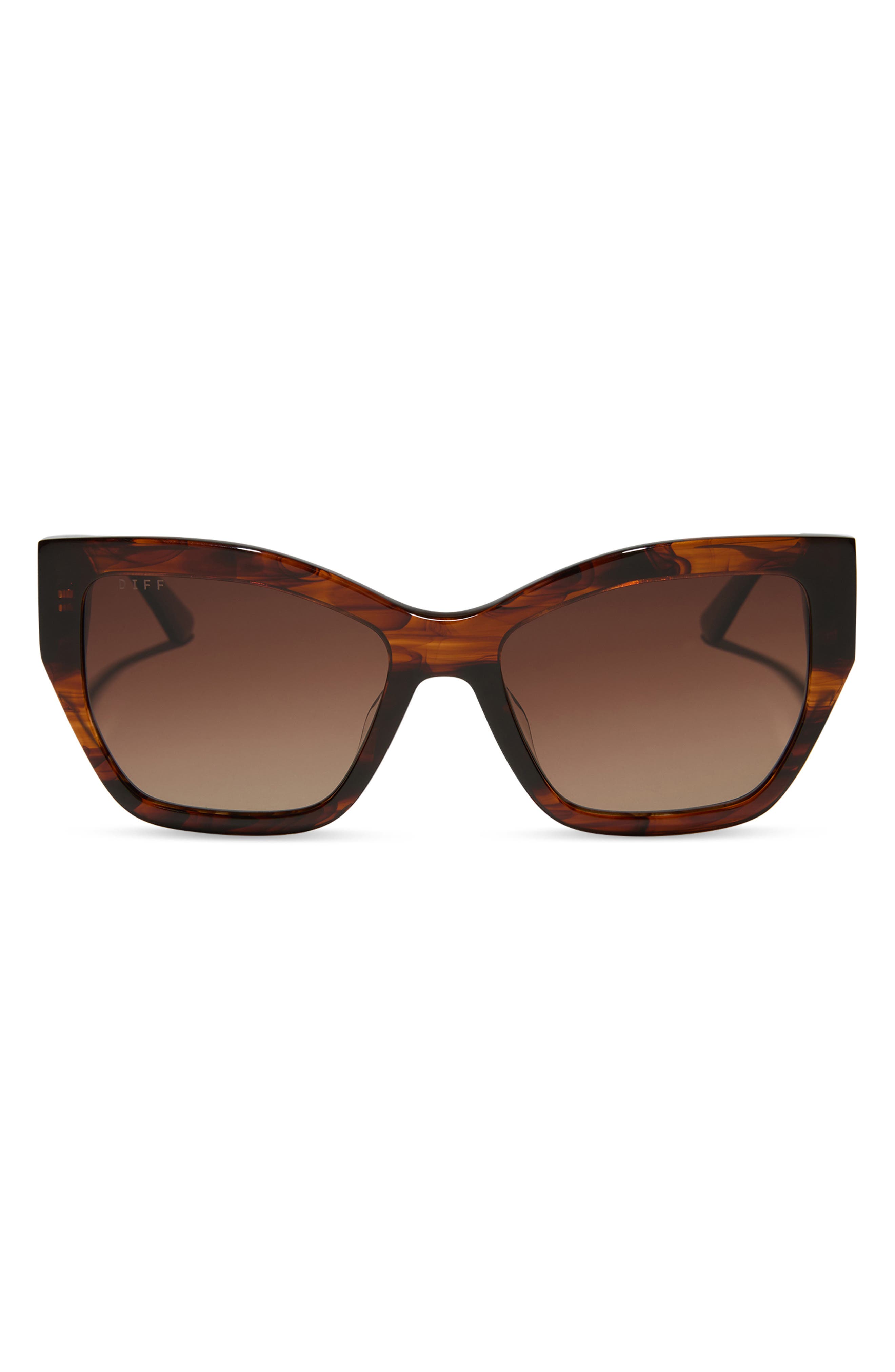 DIFF Vivienne 56mm Cat Eye Sunglasses