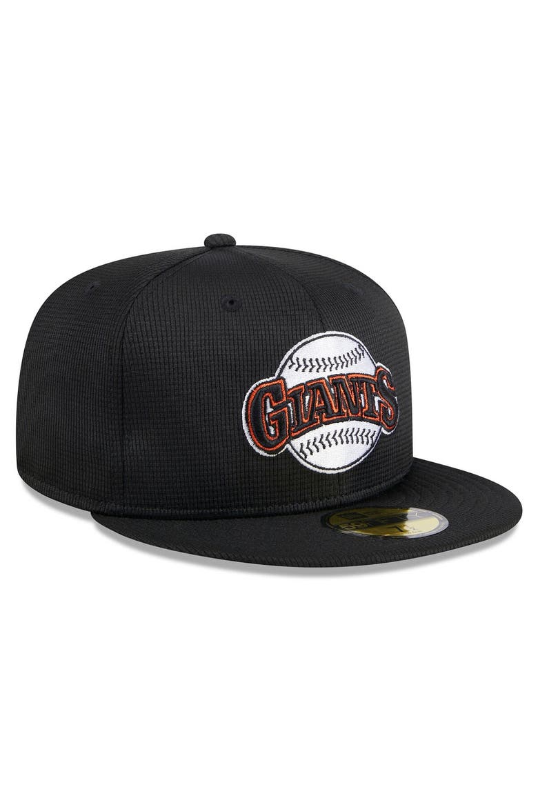 Men's New Era  Black San Francisco Giants 2024 Batting Practice 59FIFTY Fitted Hat, Alternate, color, Black