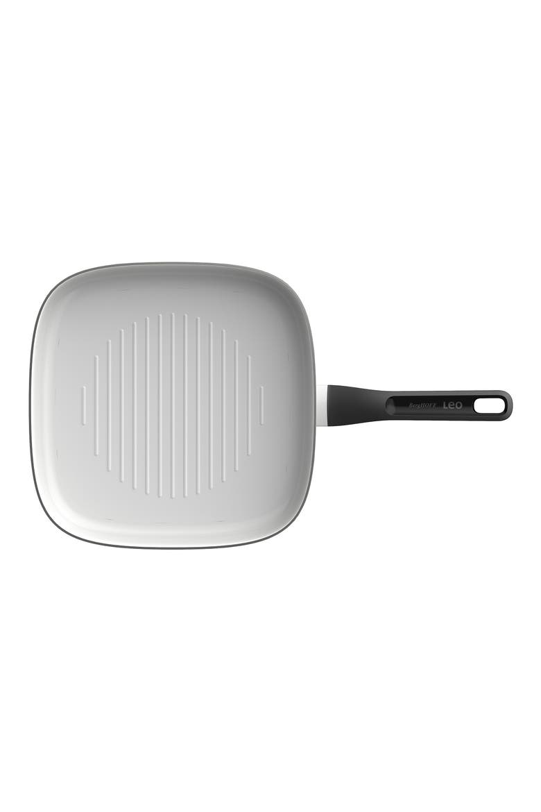 Leo Glints CeraGreen Grill Pan, Alternate, color, CREAM