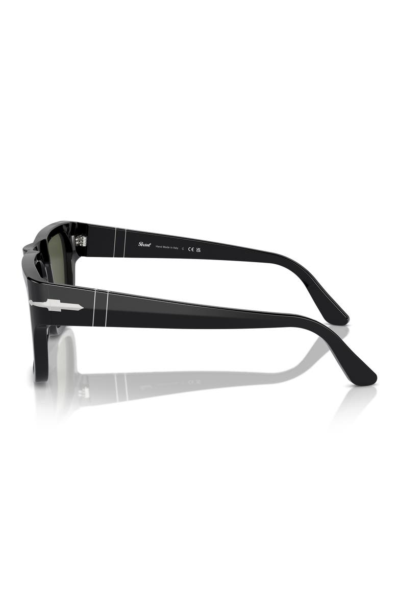 55mm Square Sunglasses, Alternate, color, BLACK