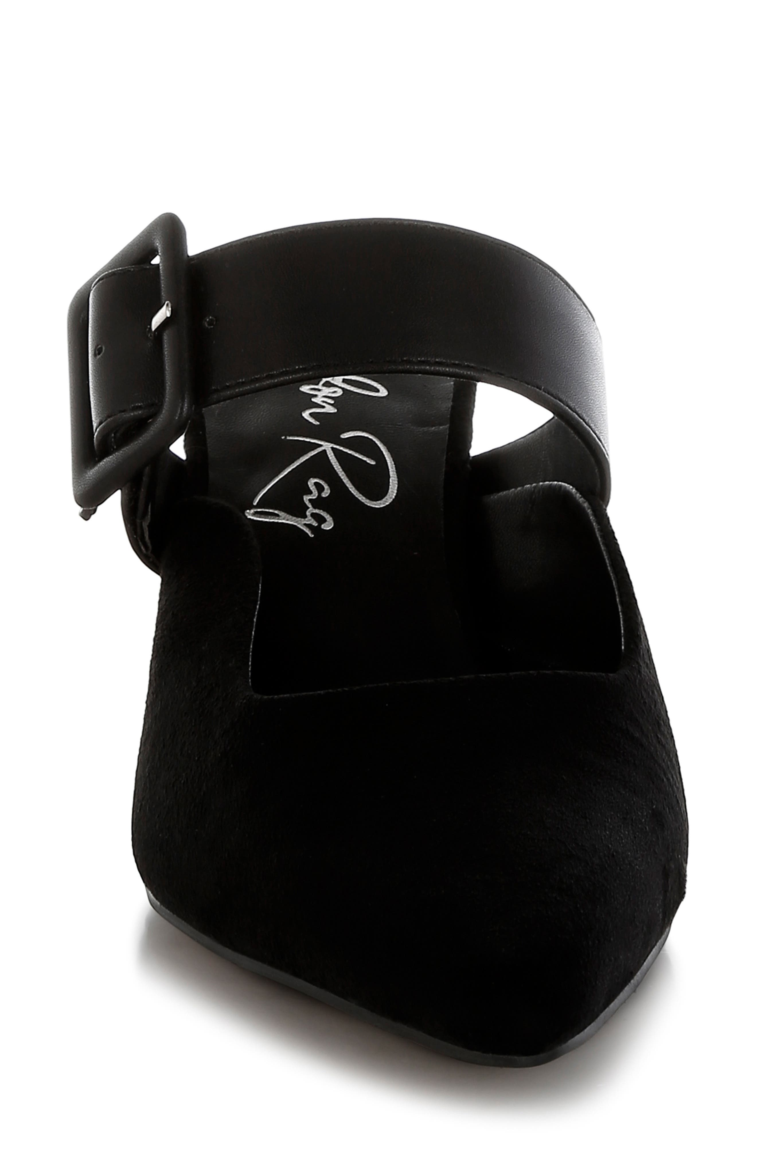 LONDON RAG Onagra Mule, Alternate, color, Black