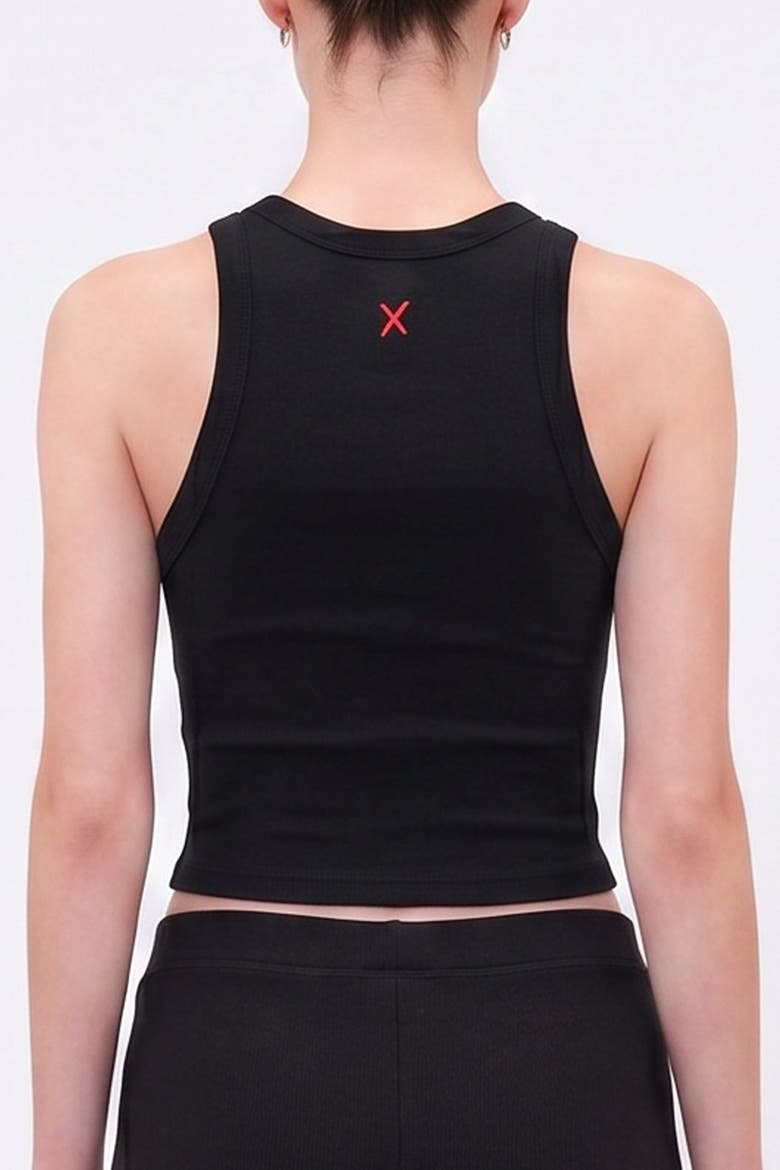 Daydreamers Wide Strap Tank Top, Alternate, color, BLACK