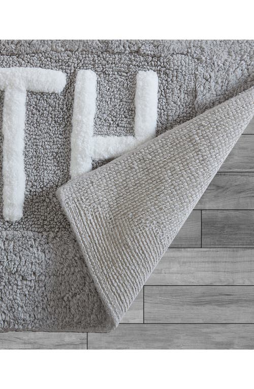 Jean Pierre New York Bath Mat In Gray