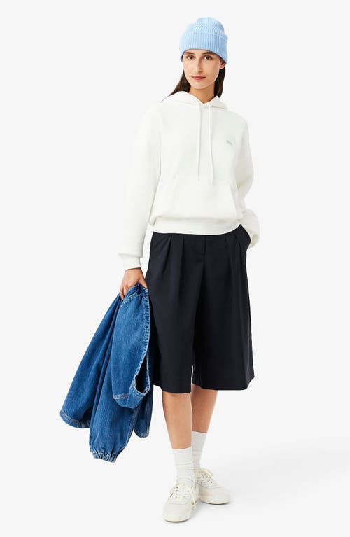 Lacoste Wool Cuff Beanie In Blue