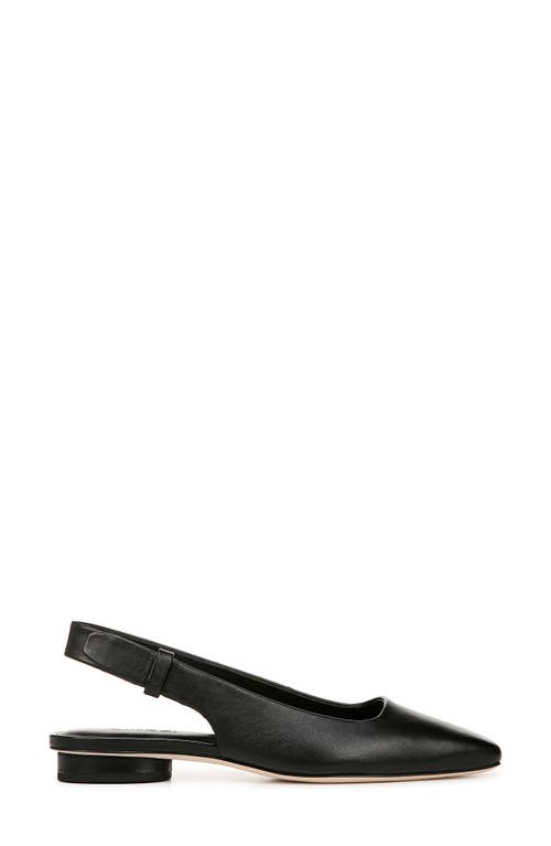 Vince Brody Slingback Flat In Black